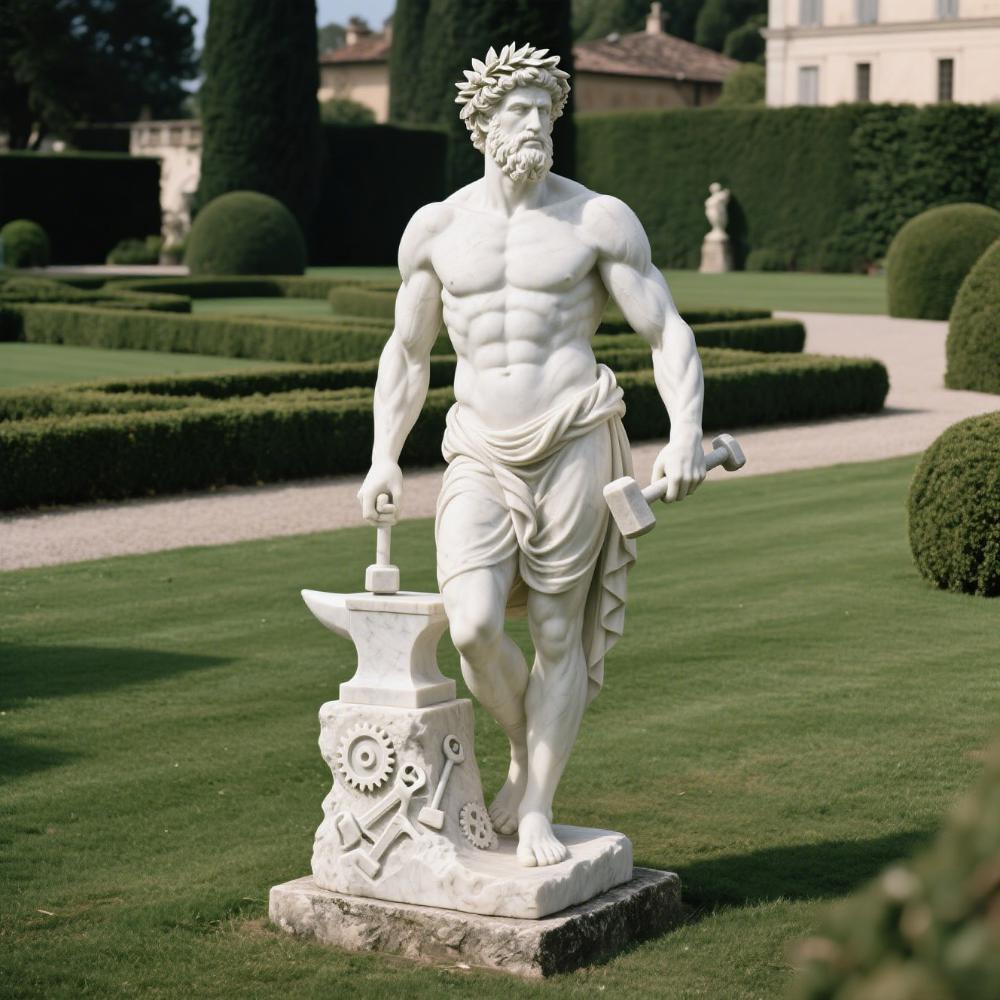 male stone sculpture