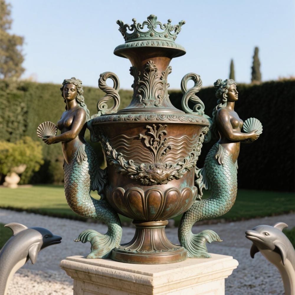 Bronze Flowerpot