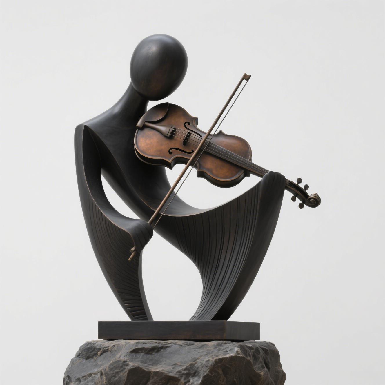 Bronze Abstract Sculpture