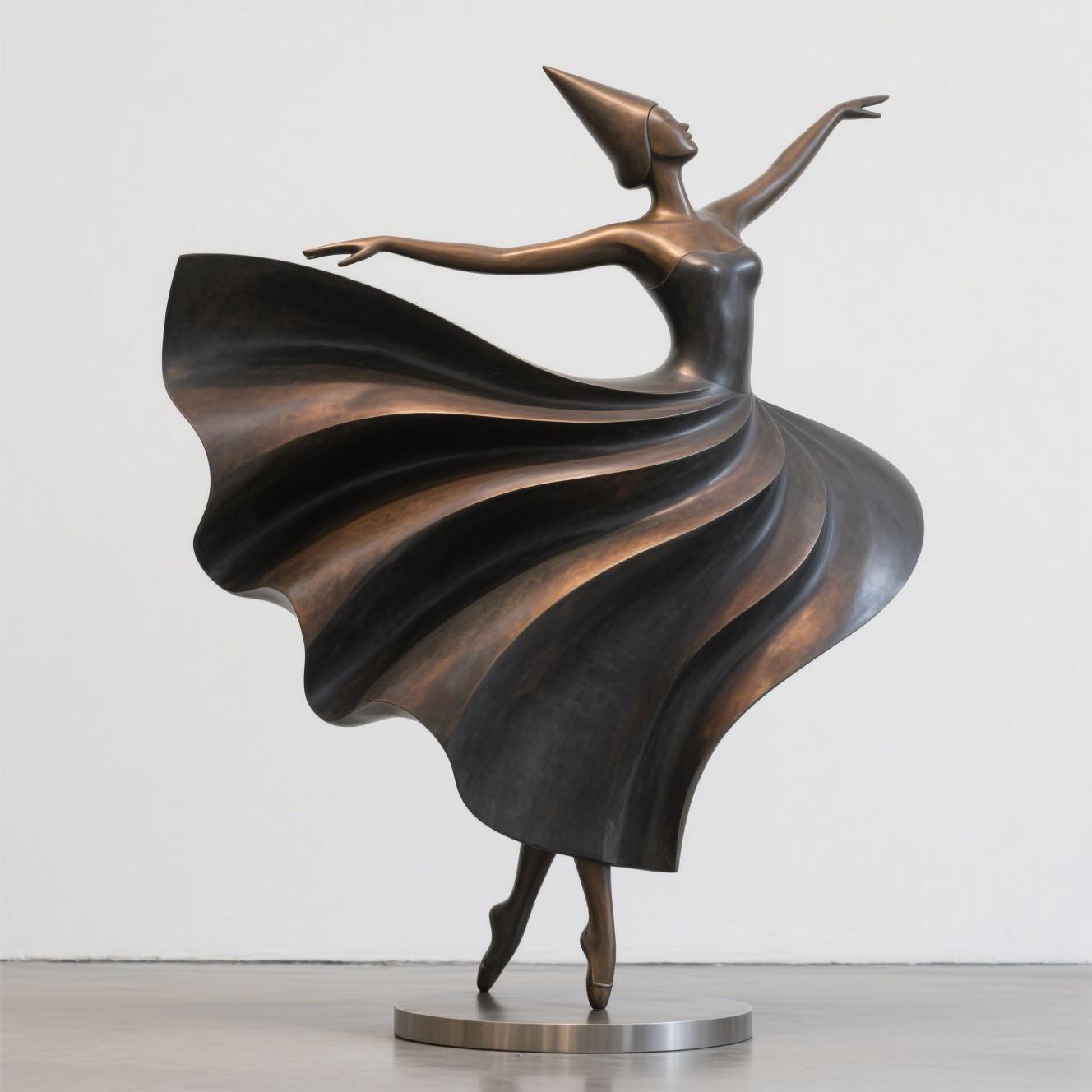 Bronze Abstract Sculpture
