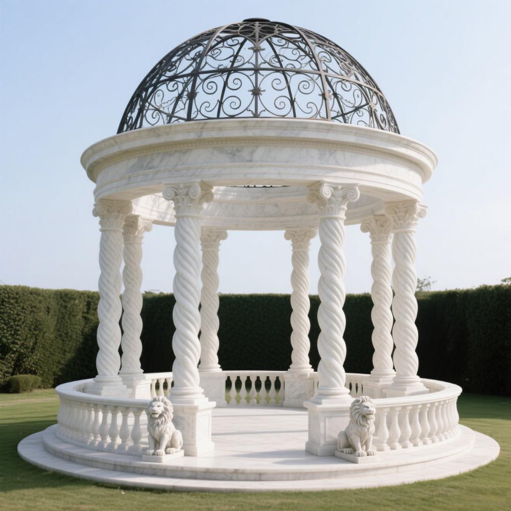 stone pavilion sculpture