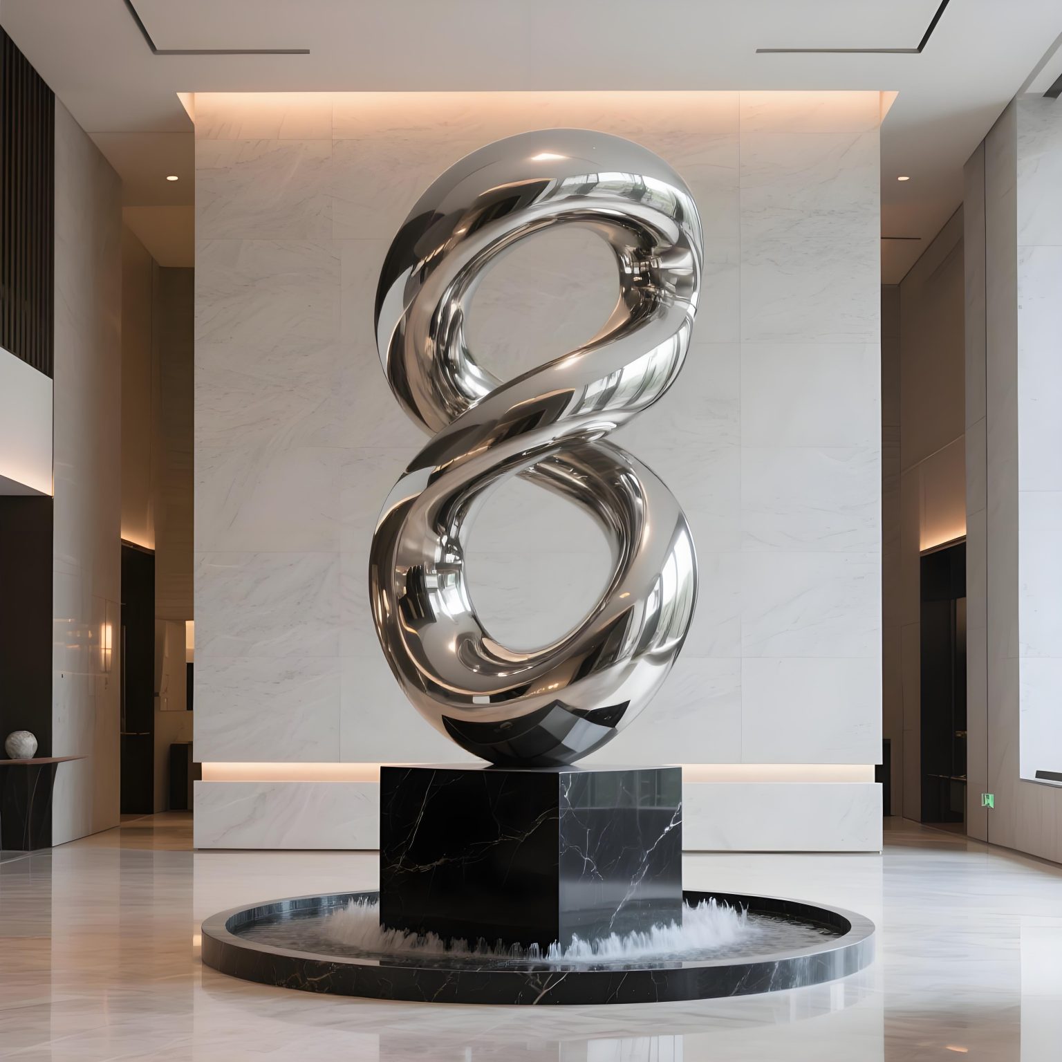 stainless steel sculpture