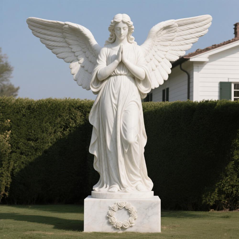 carved stone angel